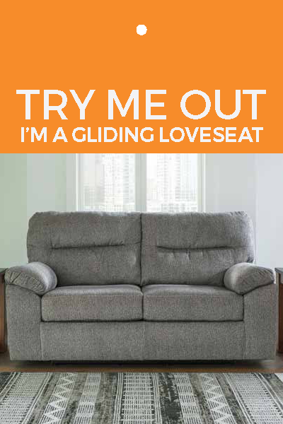 Hang Tag "Gliding Loveseat"