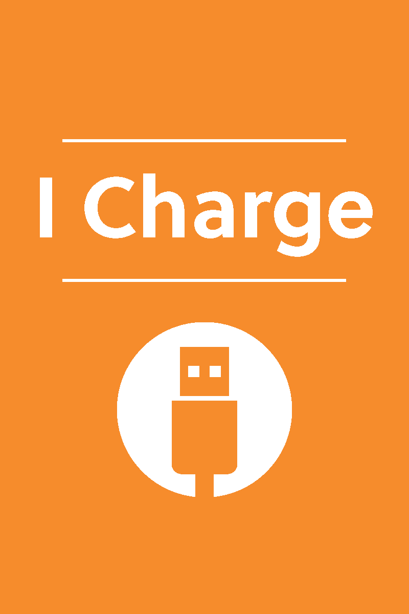 Hang Tag "I Charge"