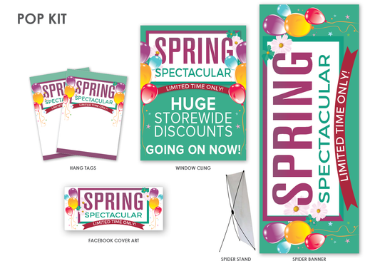 Spring Spectacular In-Store Signage Kit