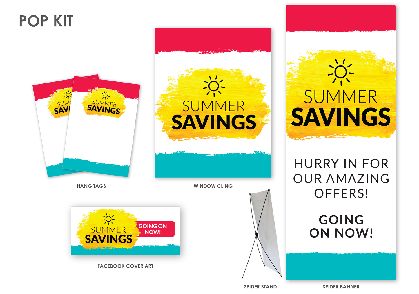 Summer Savings In-Store Signage Kit