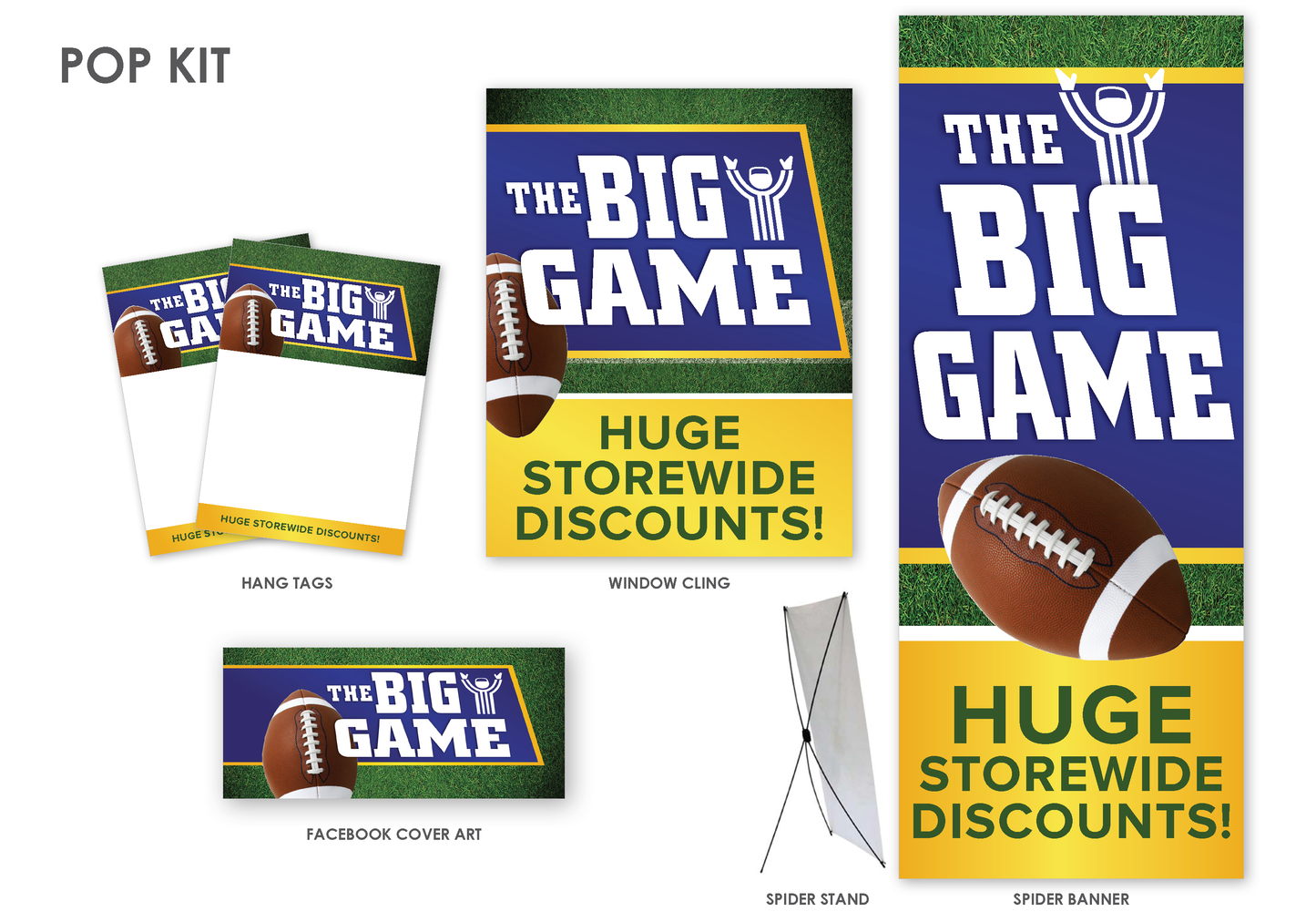 Big Game In-Store Signage Kit