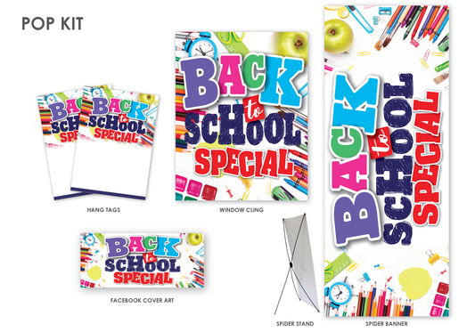 Back to School Special In-Store Signage Kit