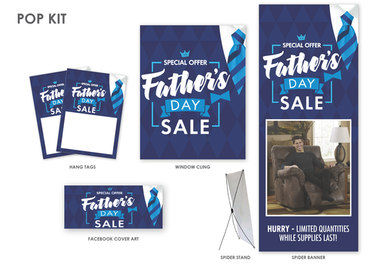 Fathers Day In-Store Signage Kit