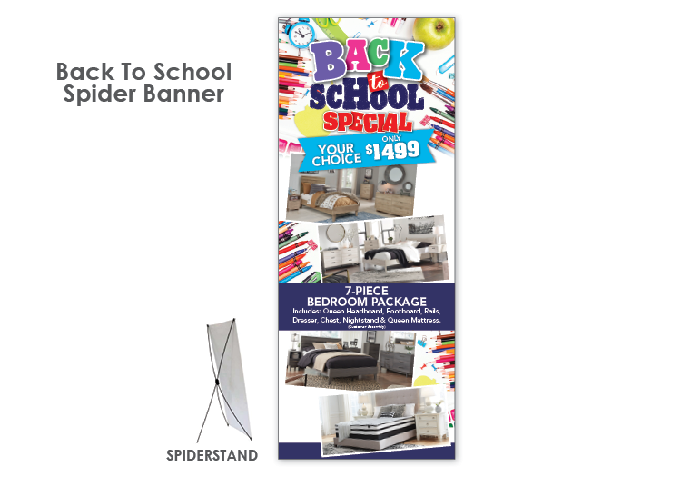 Back To School Spider Banner