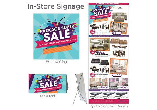 Package Super Sale In-Store Signage Kit